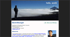 Desktop Screenshot of dbourget.com
